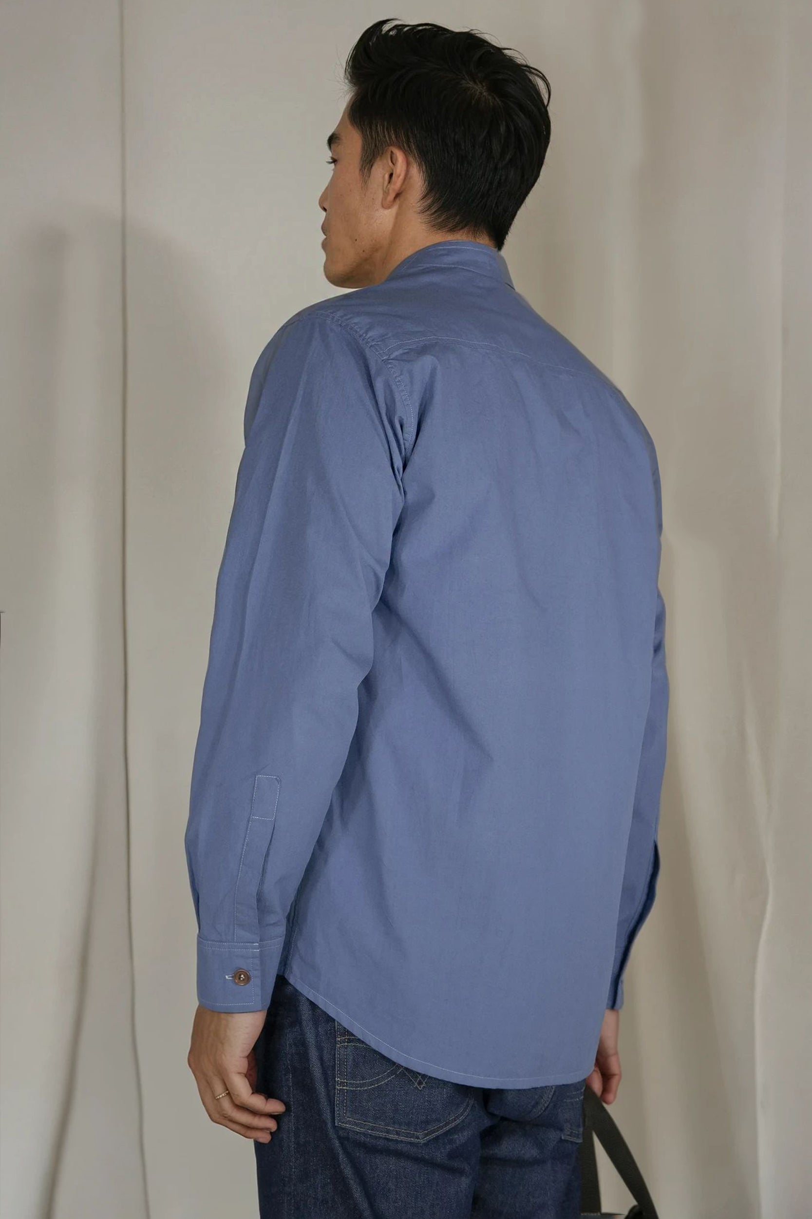 Poplin Nonno Shirt Pale Blue