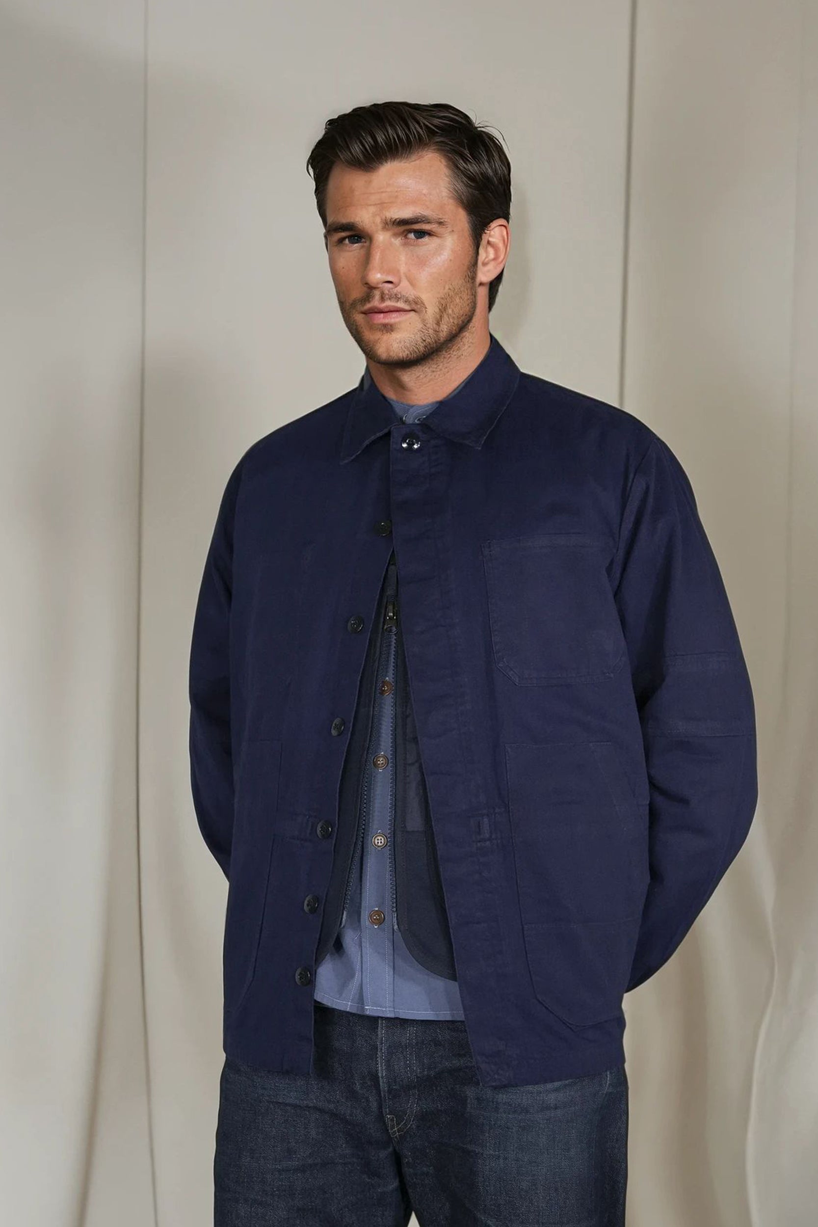 Herringbone Worker Jacket MK2 Works Blue