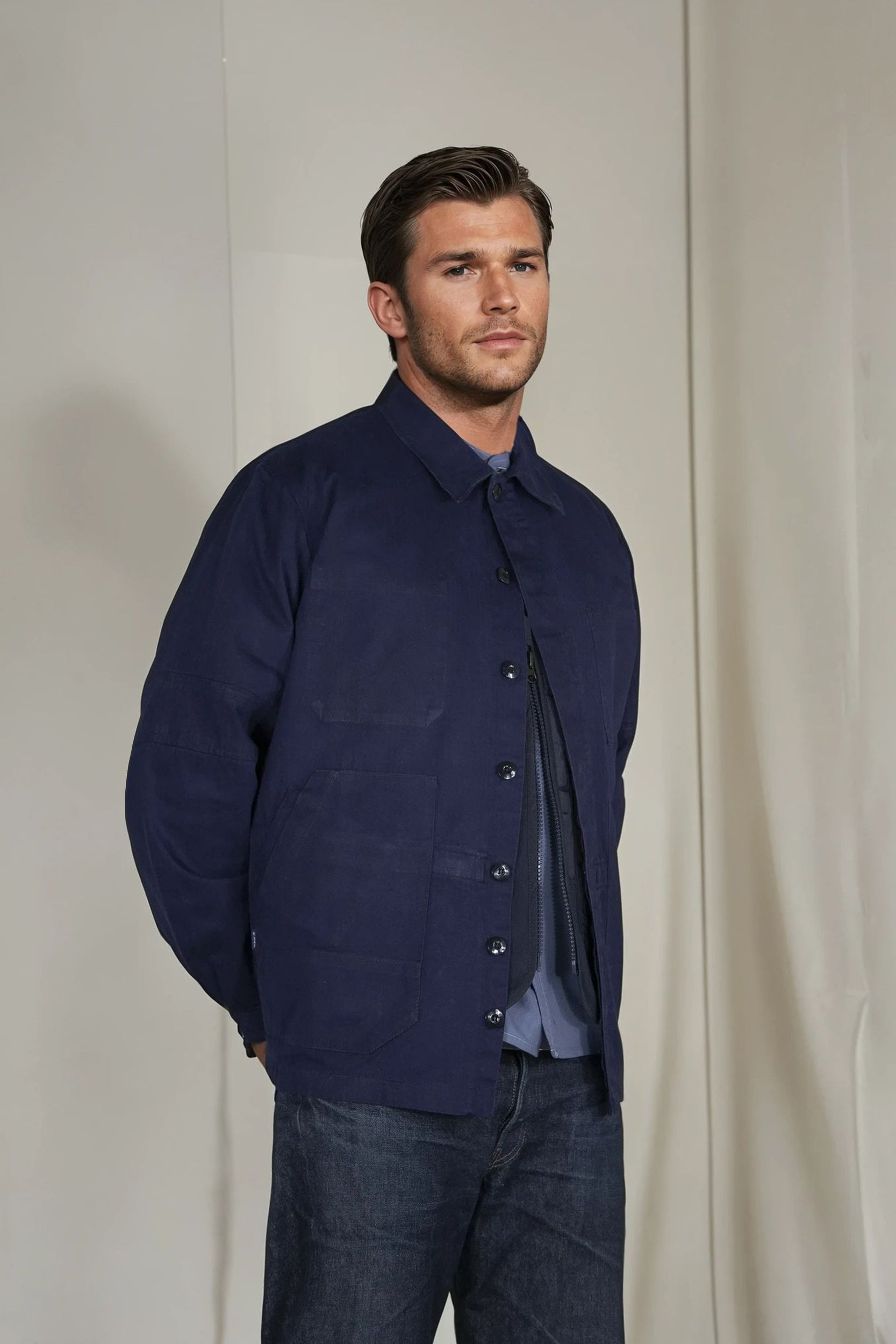 Herringbone Worker Jacket MK2 Works Blue