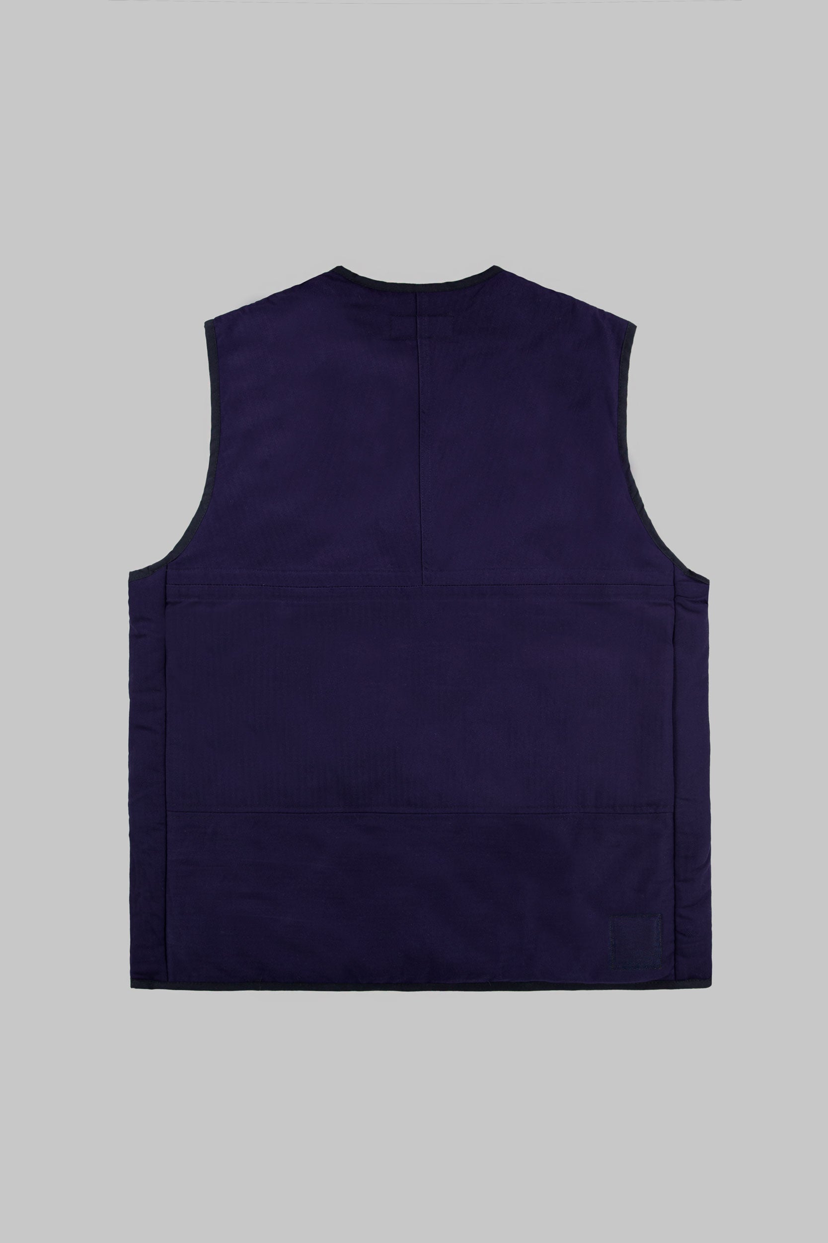 Herringbone Coverall V Vest Works Blue