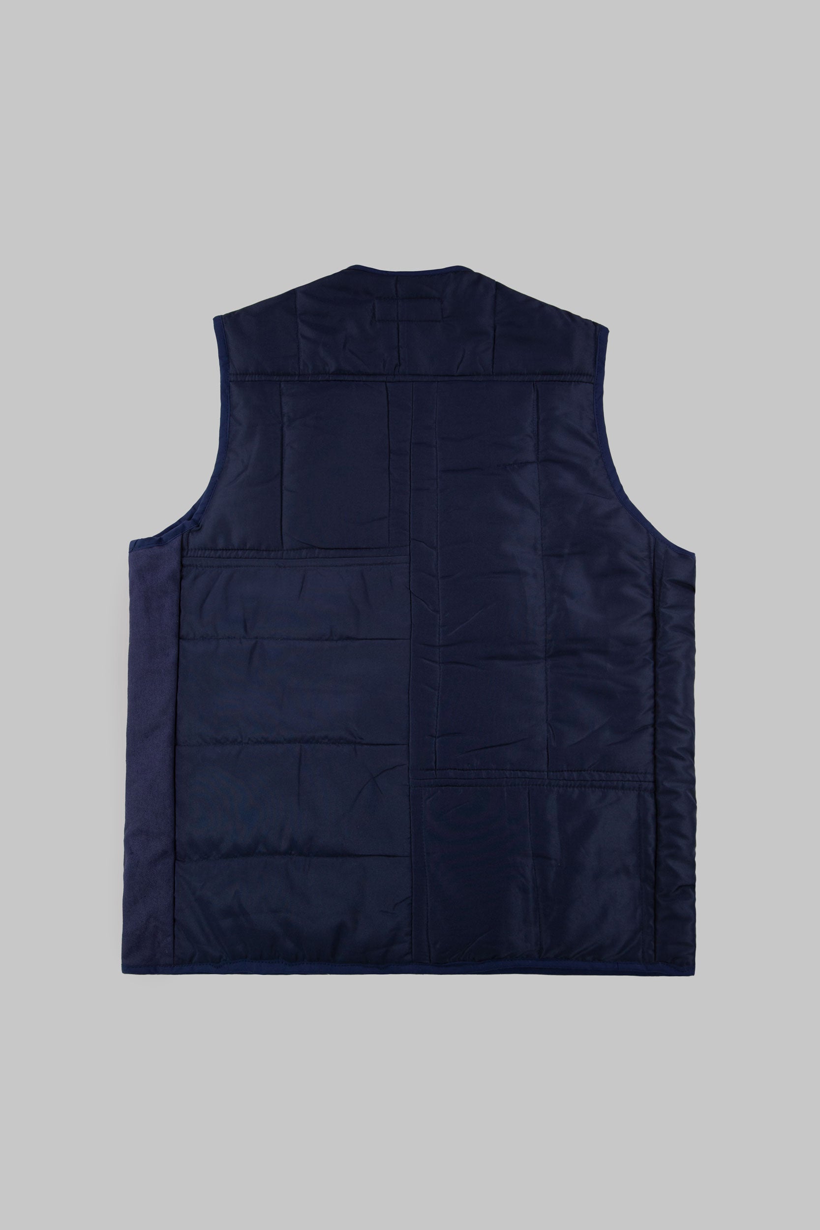 J Smith & Co Pilot Panel V Vest Indigo