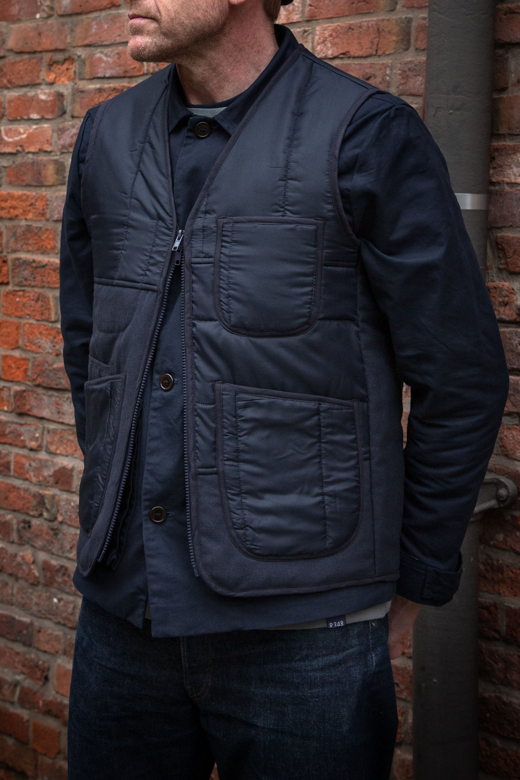 SP Utility Canvas Jacket Dark Blue