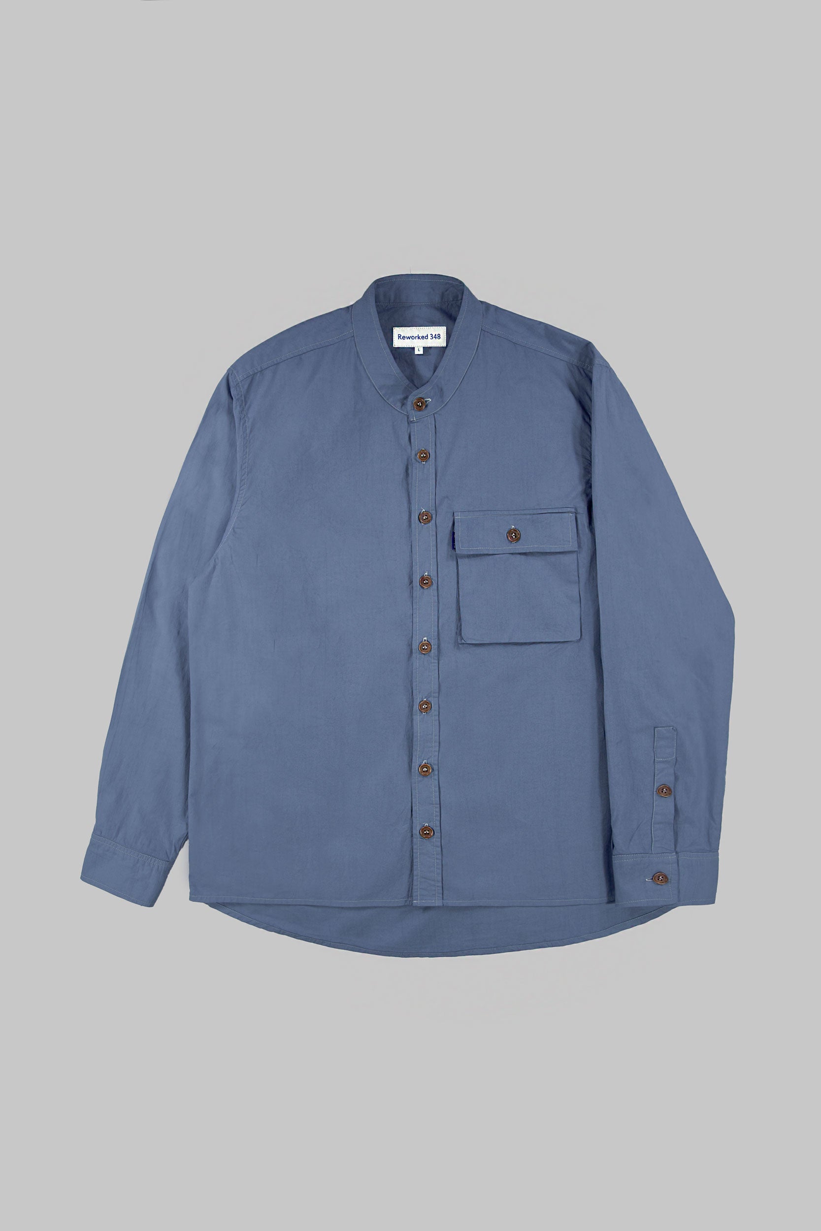 Poplin Nonno Shirt Pale Blue