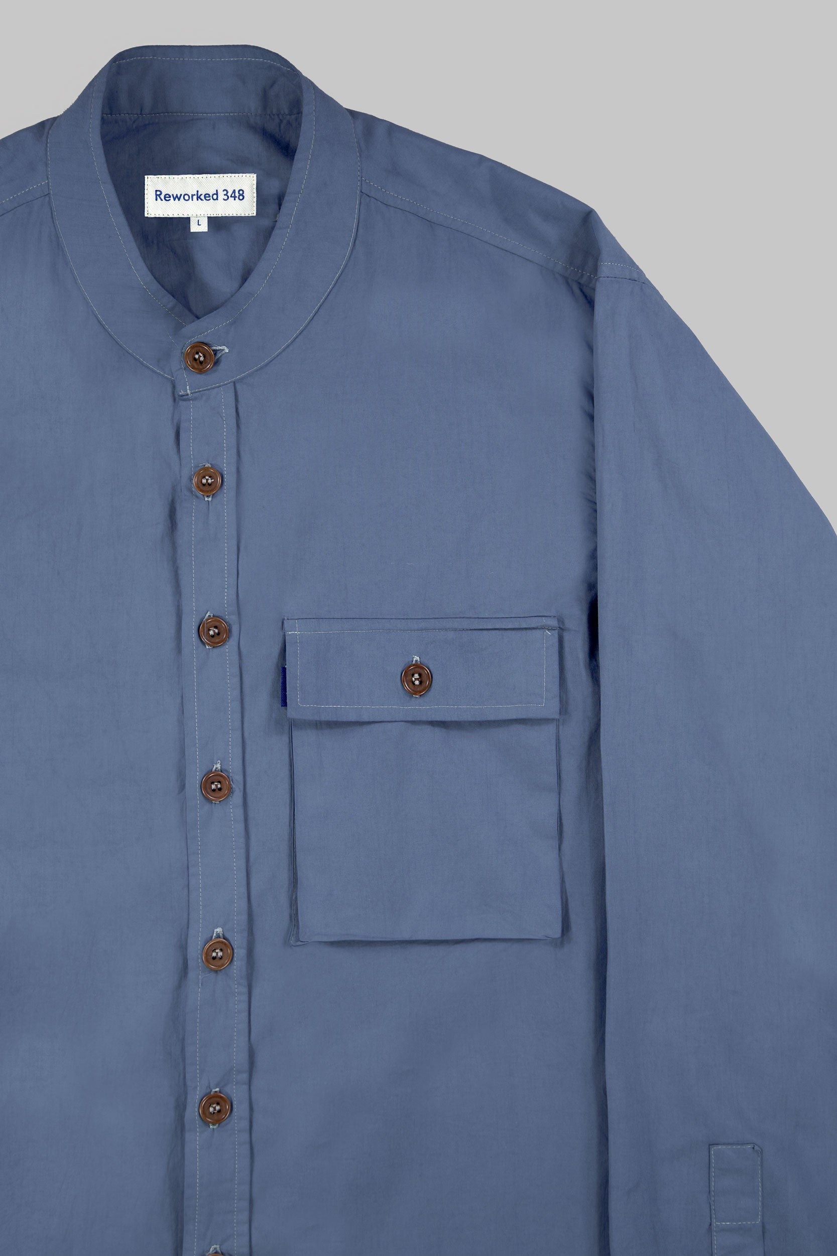 Poplin Nonno Shirt Pale Blue