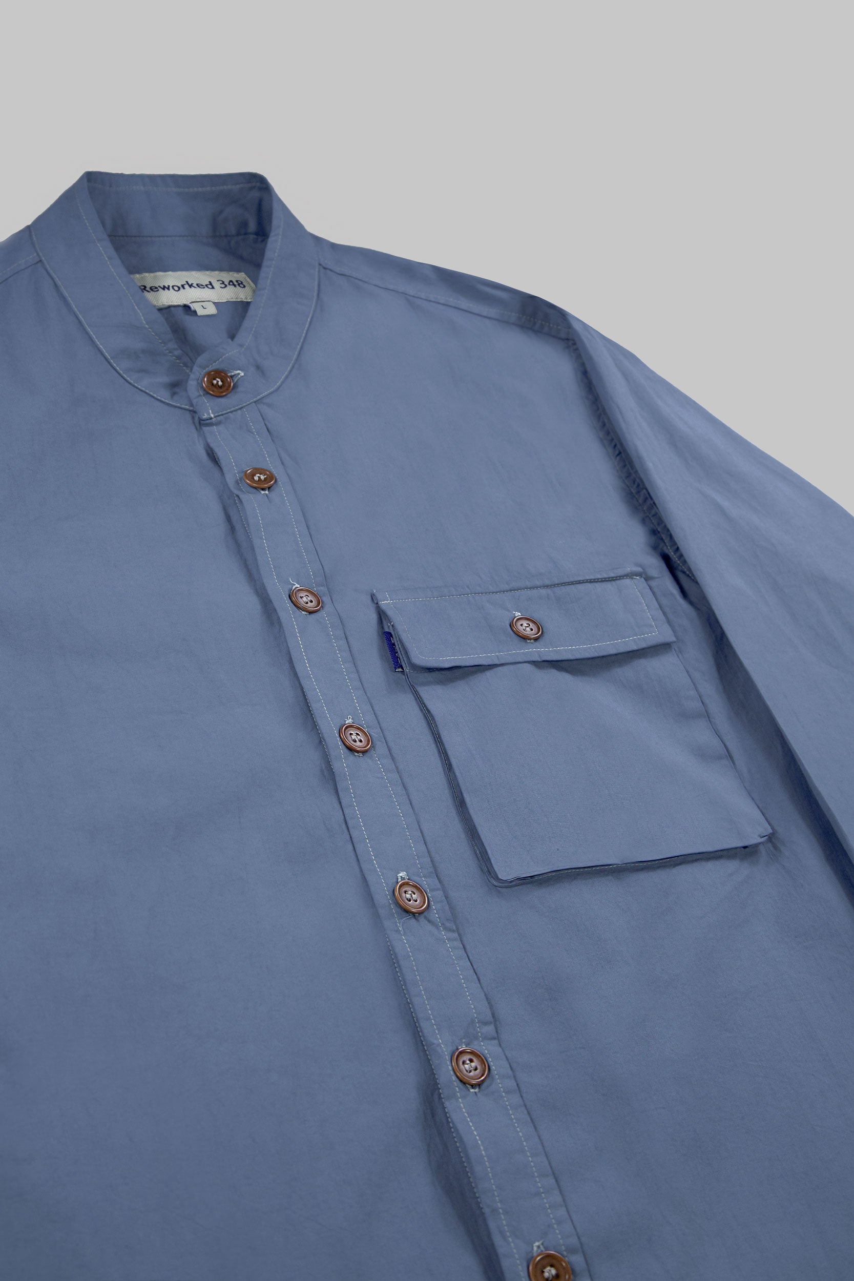 Poplin Nonno Shirt Pale Blue