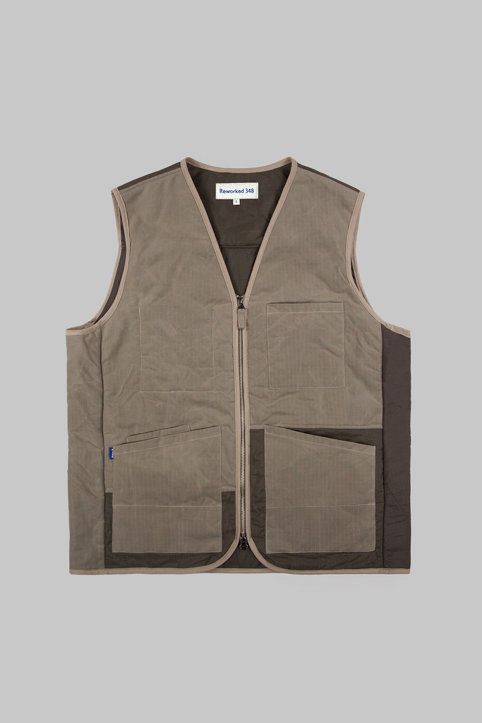 Rip-Stop Tank Panel V Vest Stone