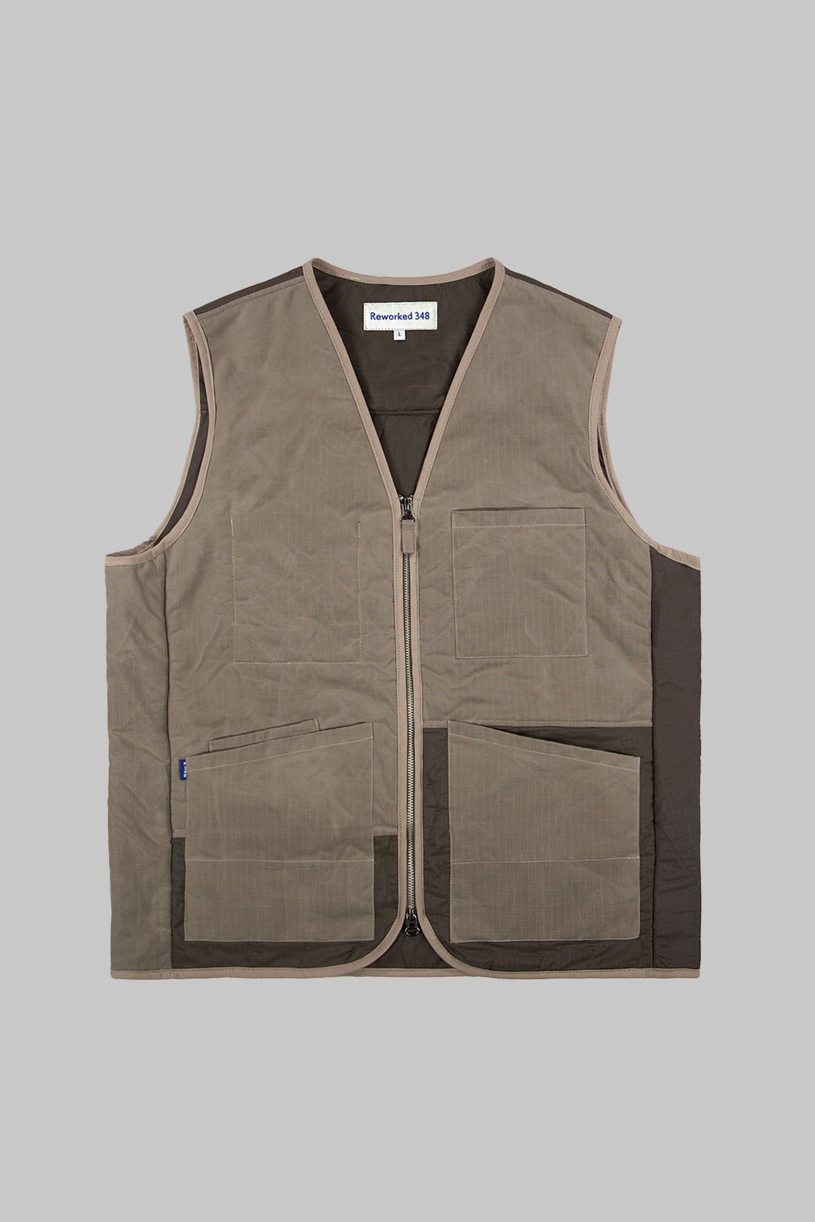 Rip-Stop Tank Panel V Vest Stone