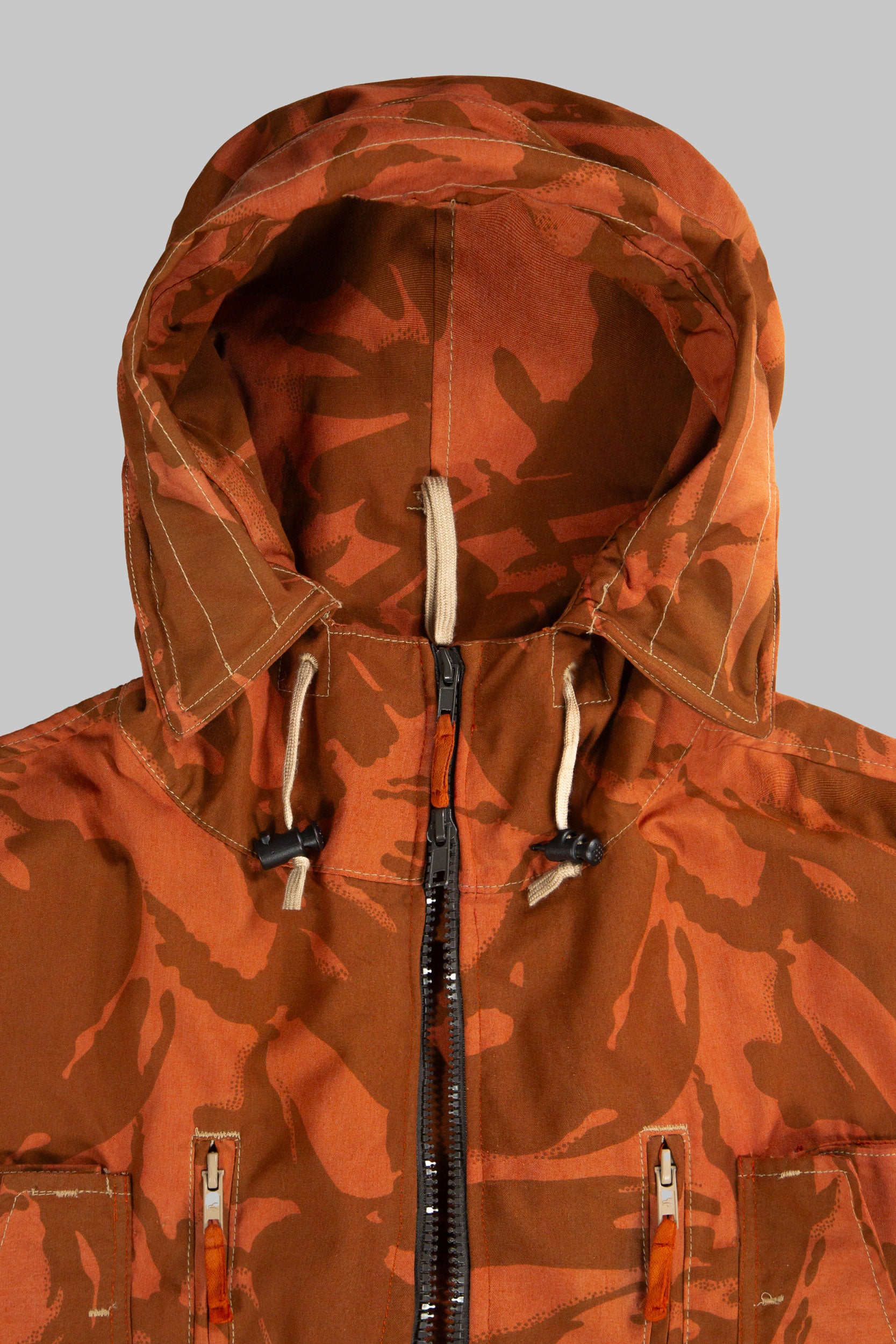 SP Hooded Camo Jacket Mute Orange