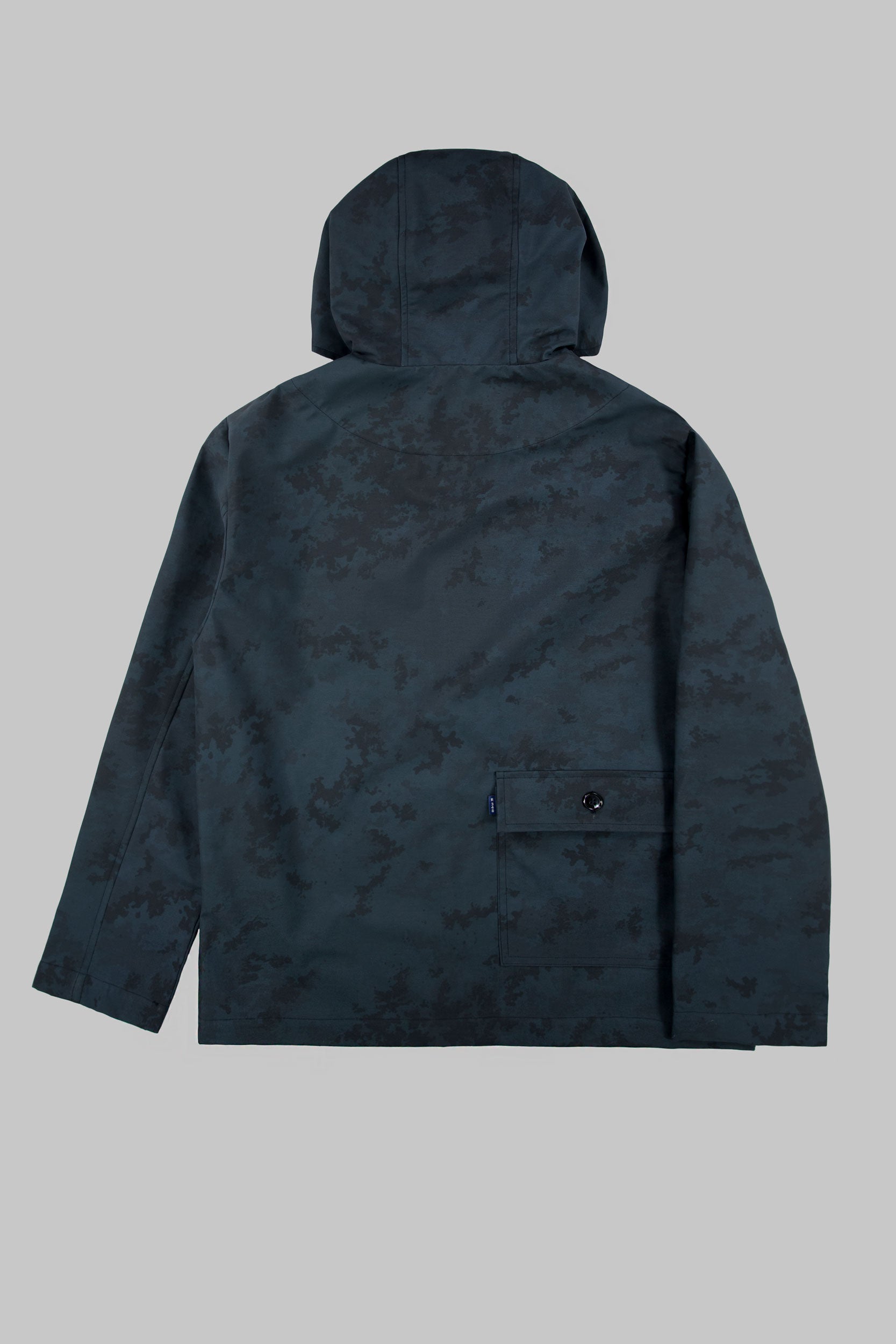 SP Hooded Camo Tech Jacket Slate Blue