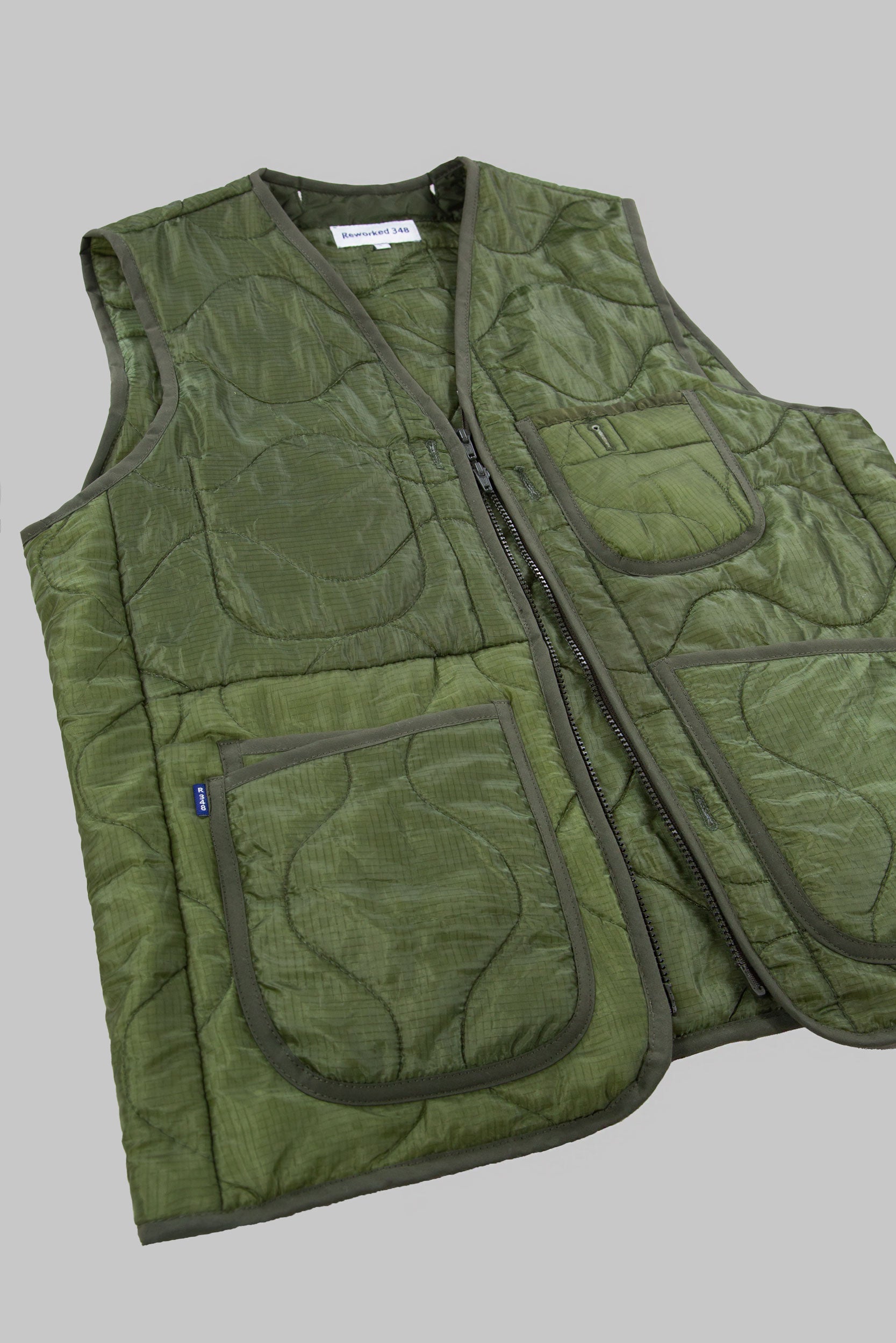 US M65 Liner Panel V Vest MK2 Green